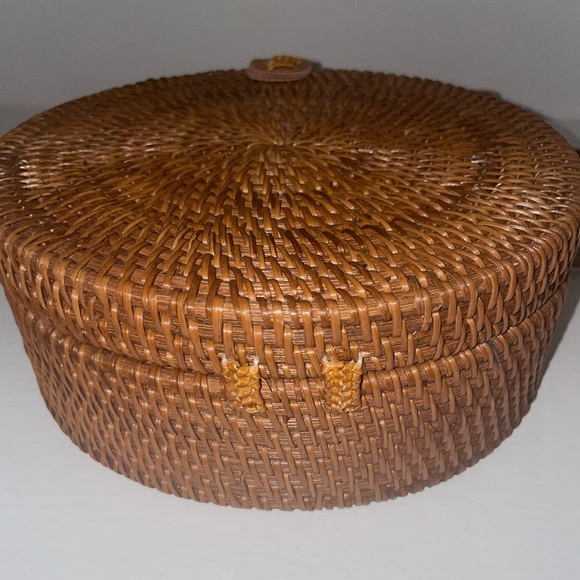 Wicker Urban Outfitters Circle Purse - Picture 5 of 5